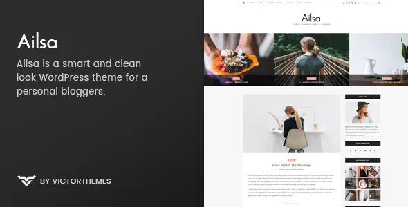 ailsa personal blog wordpress theme