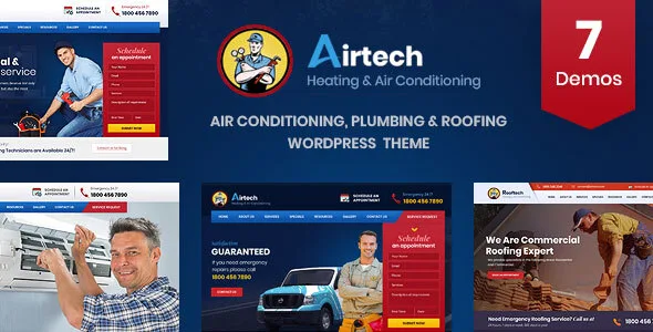 airtech plumber wordpress theme