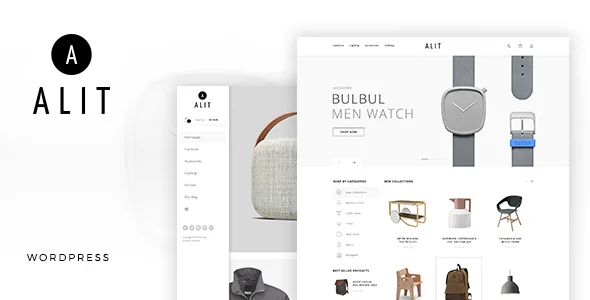 alit minimalist responsive woocommerce wordpress theme