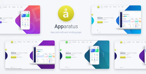 apparatus a multi purpose one page portfolio and app landing theme