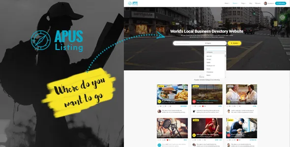 apuslisting directory listing wordpress theme