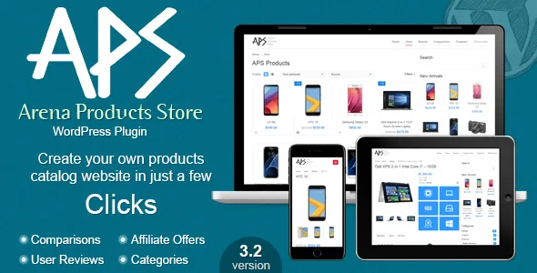 arena products store wordpress plugin