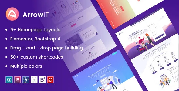 arrowit technology digital wordpress theme