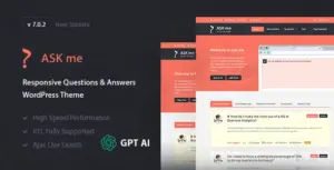 Ask Me – Responsive Questions & Answers WordPress