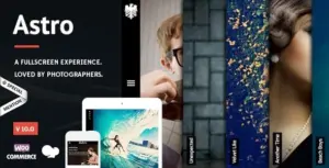 Astro – Photography WordPress Theme