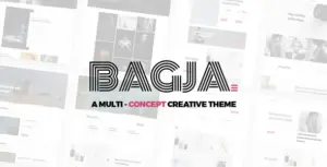 Bagja – Responsive Multi Concept & One Page Portfolio Theme