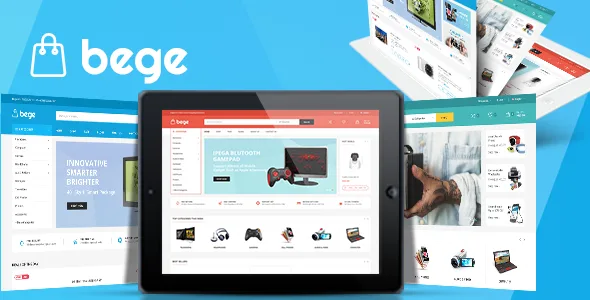 bege responsive woocommerce wordpress theme