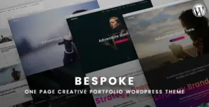Bespoke – Onepage Creative WordPress Theme
