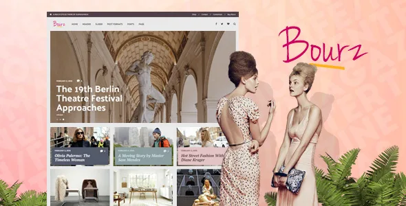 bourz life entertainment fashion blog theme