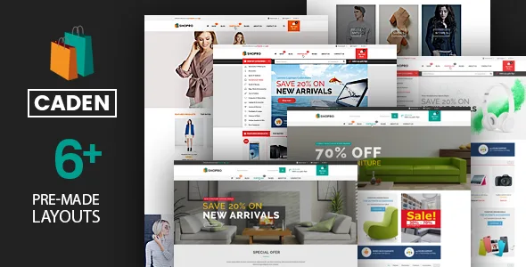 caden mega store responsive wordpress theme