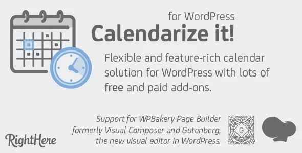 calendarize it for wordpress