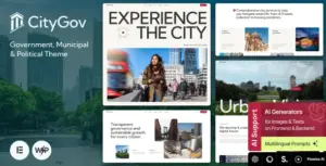 City Government & Municipal Portal Political WordPress Theme