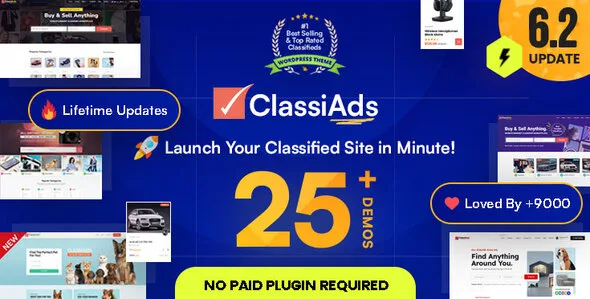 classiads classified ads wordpress theme
