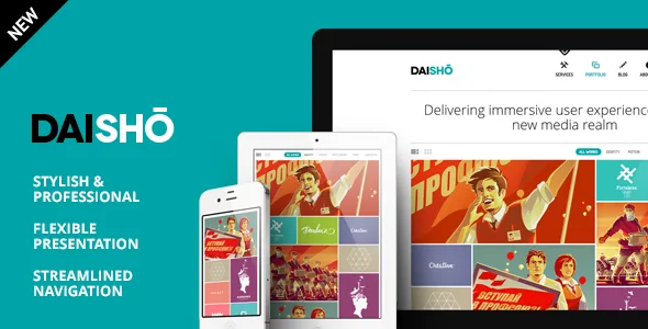 daisho flexible wordpress portfolio theme