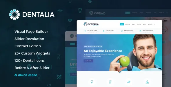 dentalia dentist medical wordpress theme