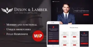Dixon & Lamber | Law Firm WordPress Theme