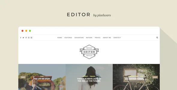 editor blog a wordpress blog theme for bloggers