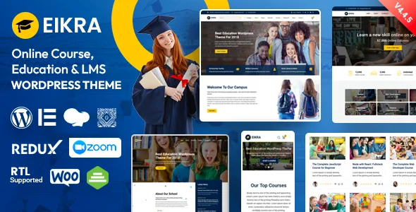 eikra education wordpress theme