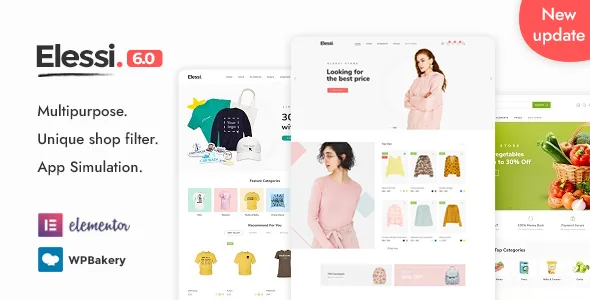 elessi woocommerce ajax wordpress theme rtl support