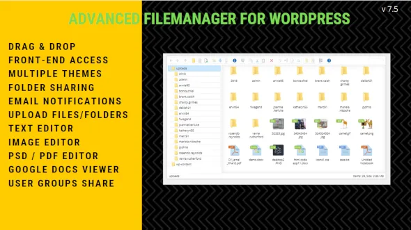 file manager plugin for wordpress