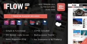 Flow News – Magazine and Blog WordPress Theme