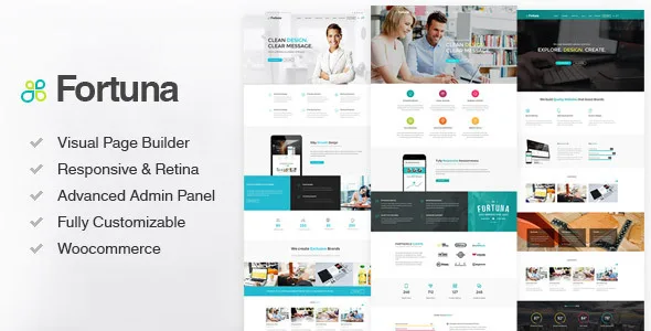 fortuna responsive multi purpose wordpress theme