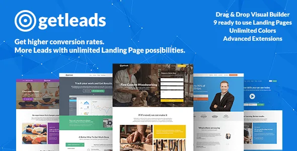 getleads high performance landing page wordpress theme