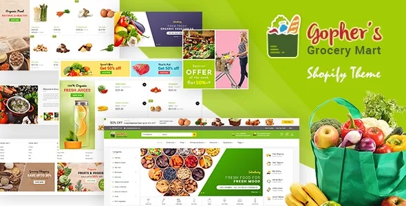 gopher grocery store shopify theme