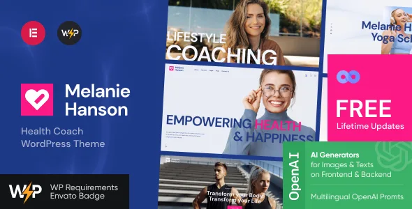 health coach blog lifestyle magazine wordpress theme