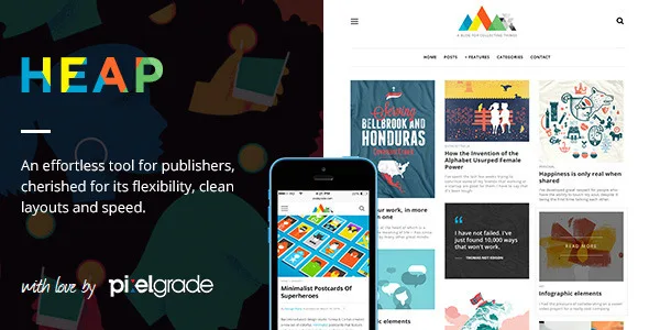 heap a snappy responsive wordpress blog theme