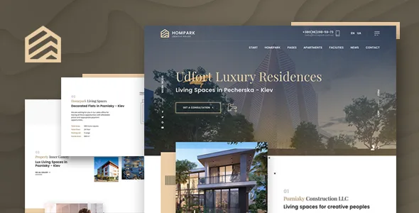 hompark real estate luxury homes theme