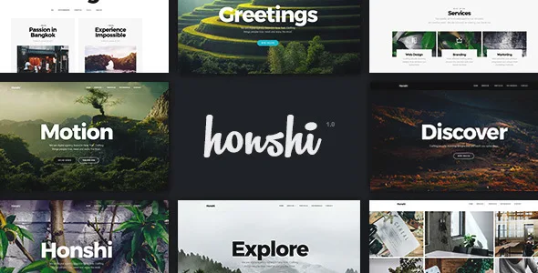honshi wordpress elementor theme for agencya