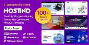 Hostiko WordPress WHMCS Hosting Theme