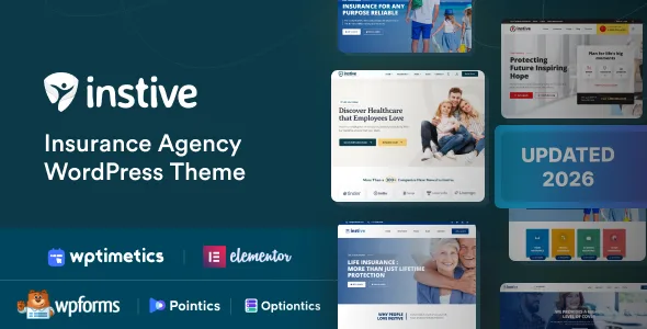 instive insurance wordpress theme