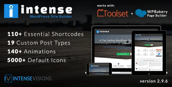 intense shortcodes and site builder for wordpress