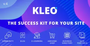 KLEO – Pro Community Focused – Multi-Purpose BuddyPress Theme