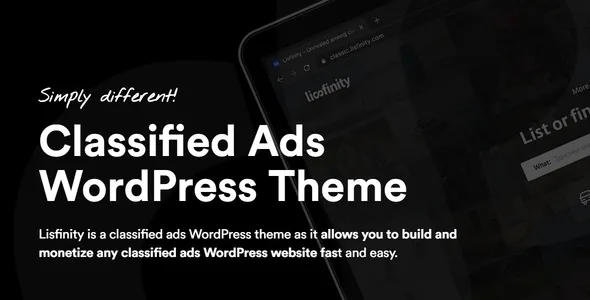 lisfinity classified ads wordpress theme