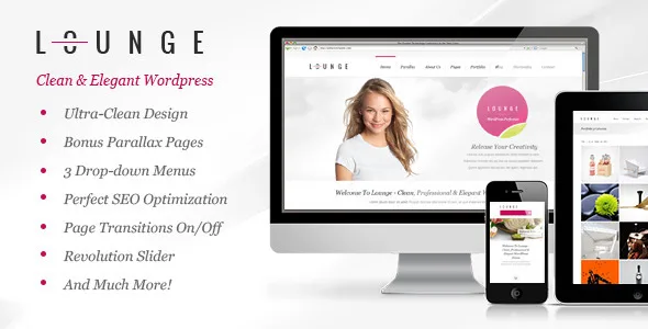 lounge clean elegant wordpress theme