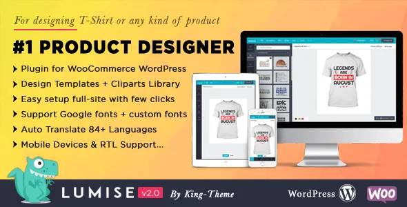 lumise product designer woocommerce wordpress