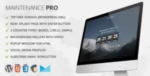 Maintenance PRO | WordPress plugin