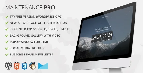 maintenance pro wordpress plugin