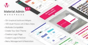 Material | White Label WordPress Admin Theme