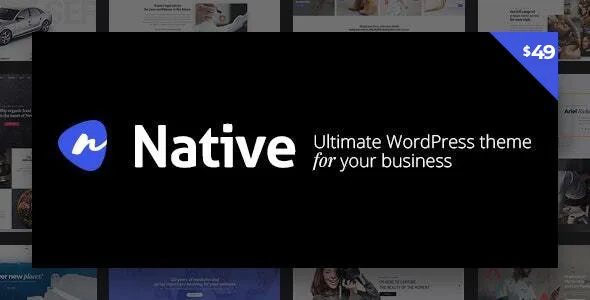 native stylish multi purpose creative wp theme