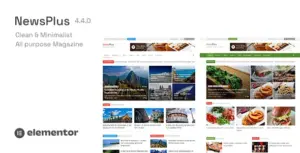 NewsPlus – News and Magazine WordPress theme