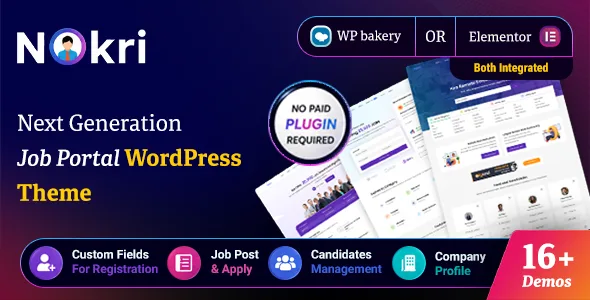 nokri job board wordpress theme
