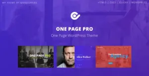One Page Pro | Multi Purpose OnePage WordPress Theme