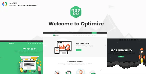 optimize seo digital marketing social media theme