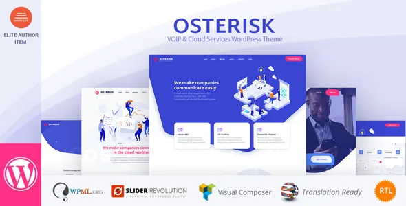 osterisk voip cloud services wordpress theme