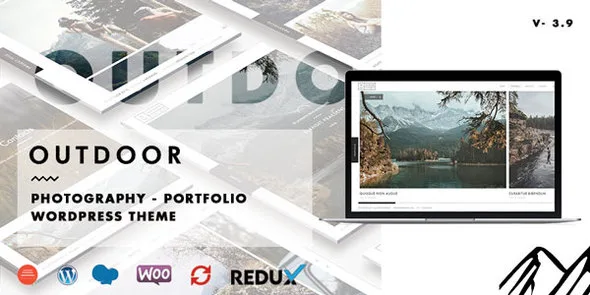 outdoor creative photography portfolio wordpress theme