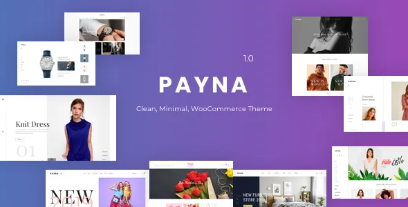 payna clean minimal woocommerce theme